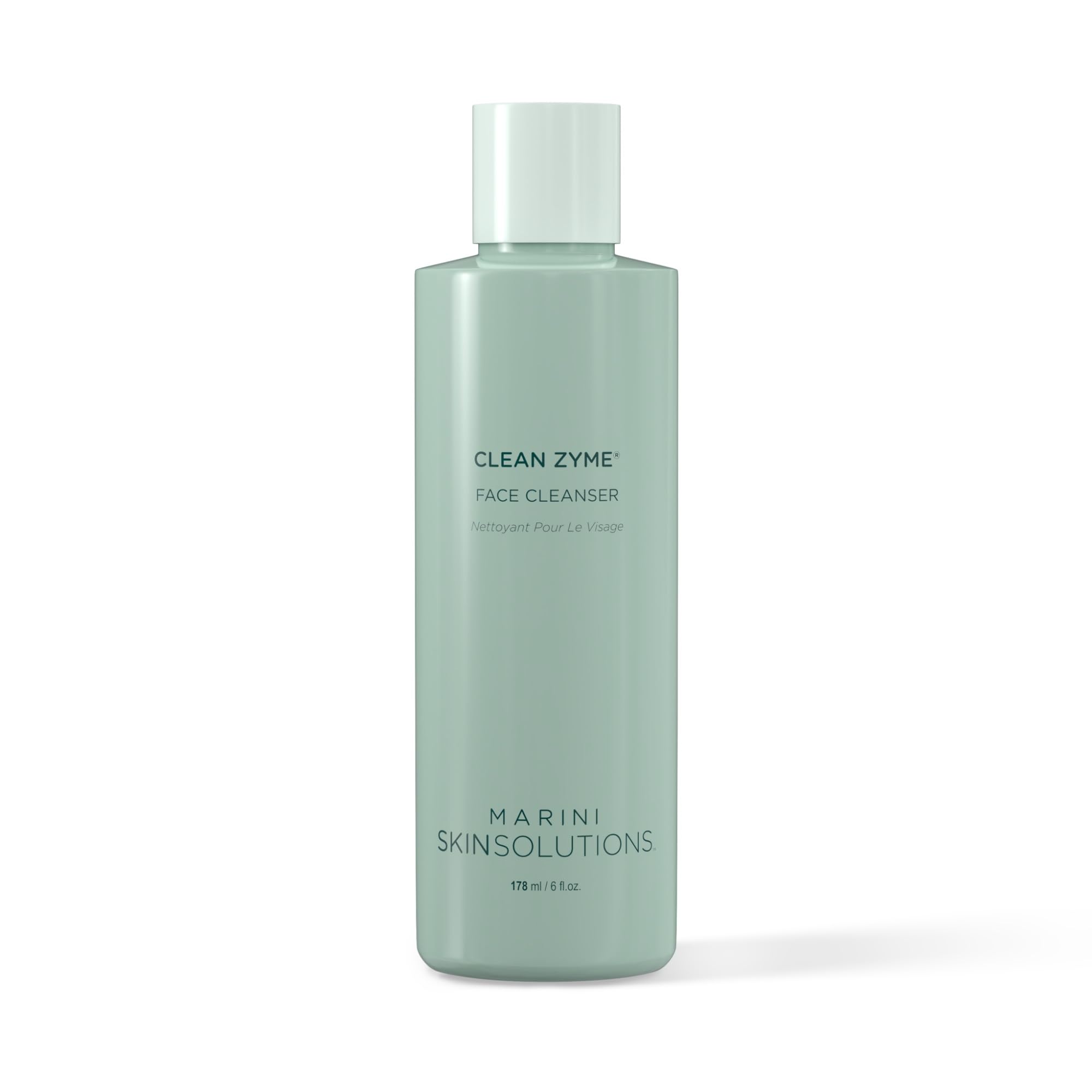 Marini SkinSolutions Clean Zyme - Exfoliating Papain Face Cleanser, Cruelty-Free, USA Made (6 fl oz)