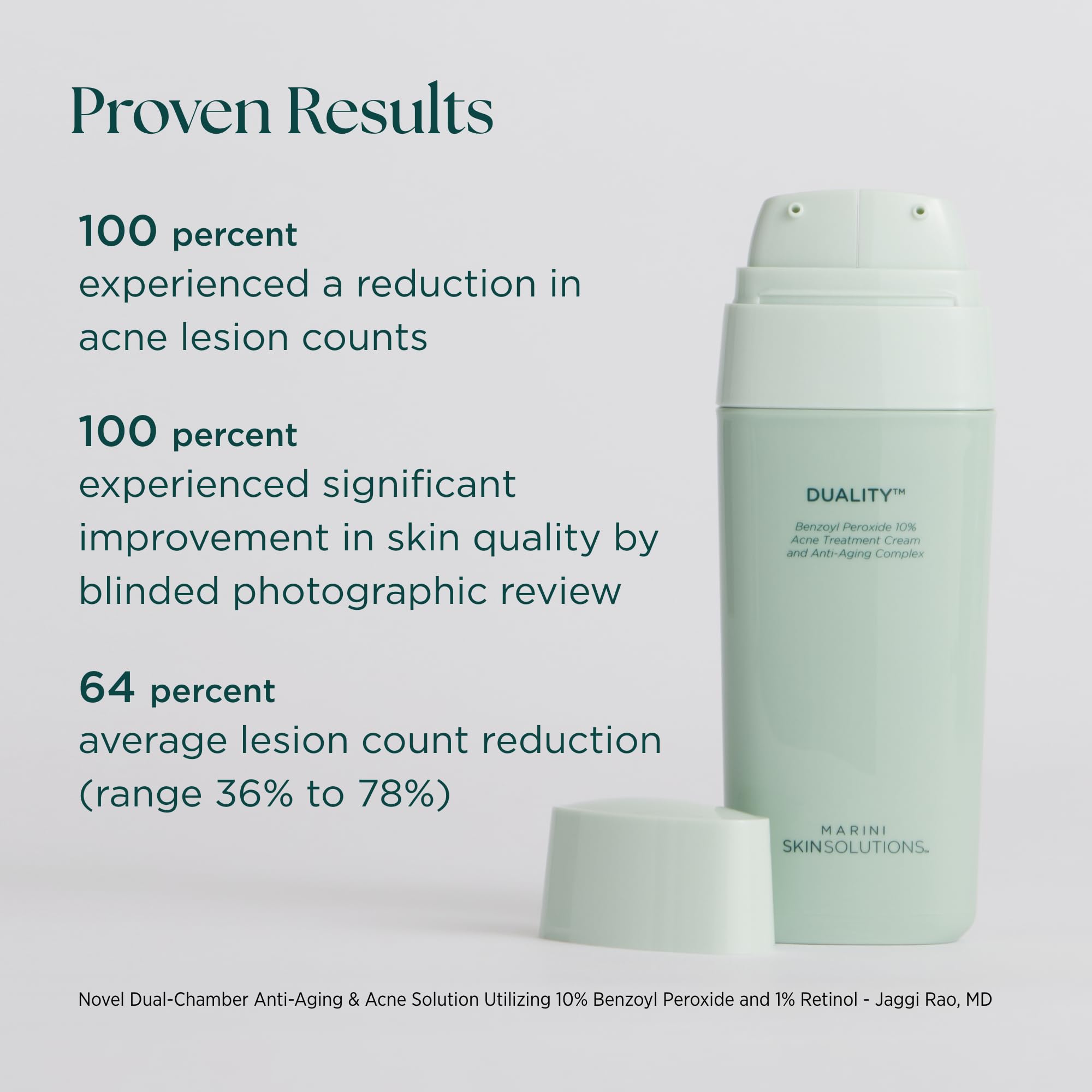 Marini SkinSolutions Duality: Benzoyl Peroxide 10% + Retinol Acne & Anti-Aging Cream