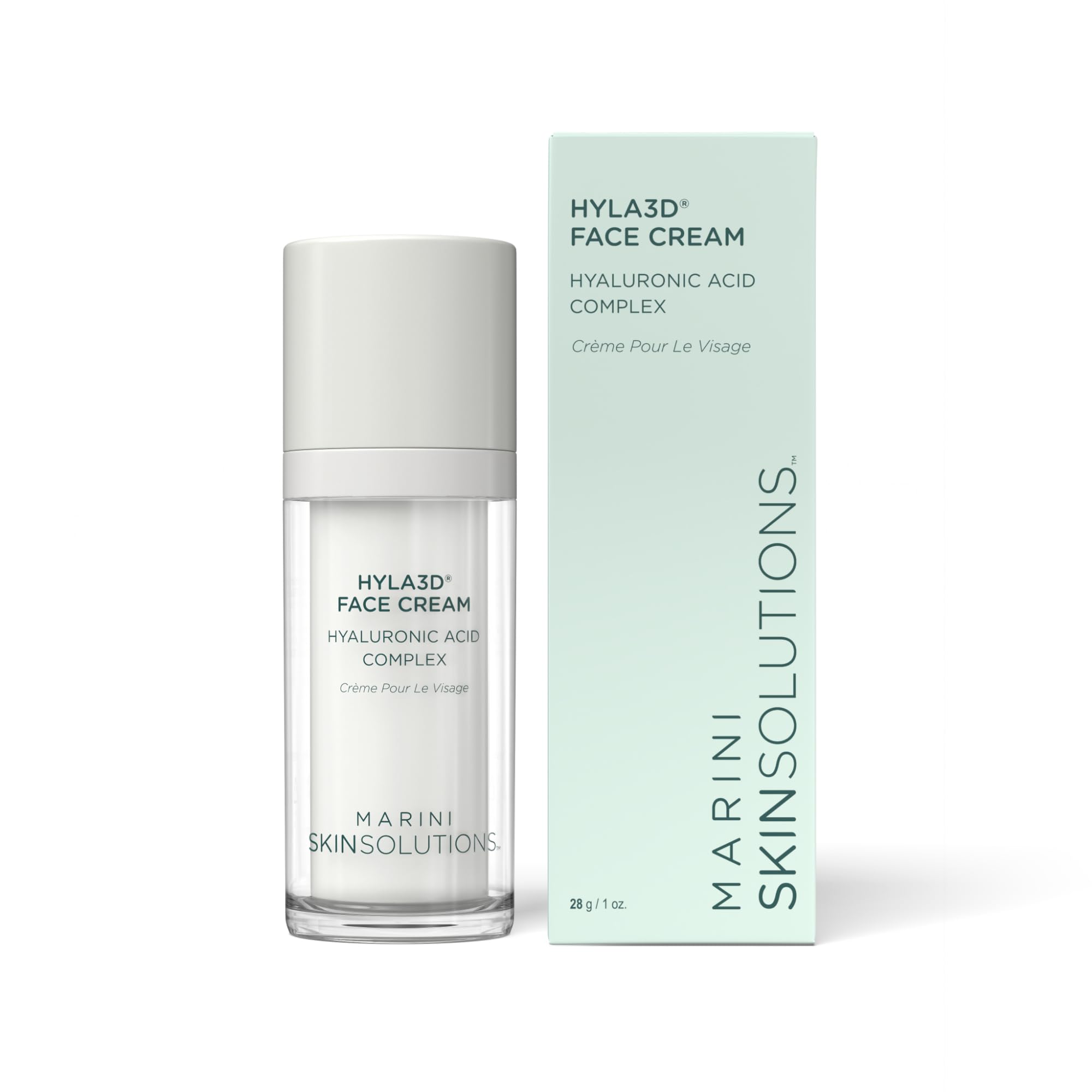 Marini SkinSolutions Hyla3D Face Cream – Patented Hyaluronic Acid Complex for Hydration and Skin Support