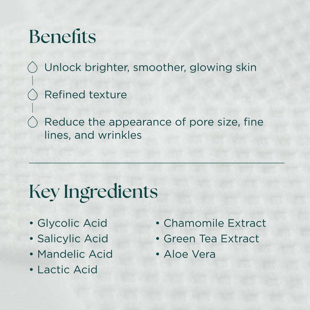 Marini SkinSolutions ResurFace Peel Pads – Glycolic, Salicylic, Mandelic & Lactic Acid