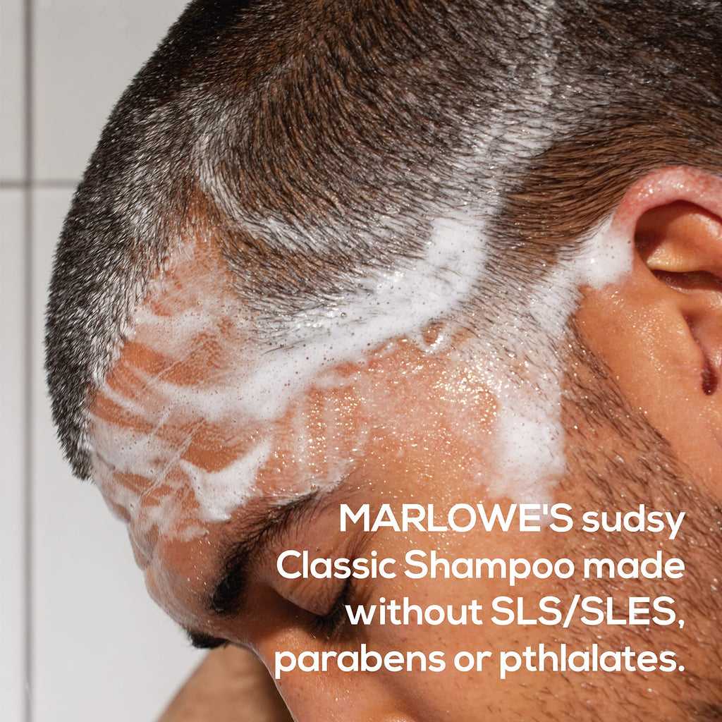 MARLOWE. Men's Shampoo & Conditioner Set No. 172 & No. 173 — Argan & Coconut, Woodsy Scent