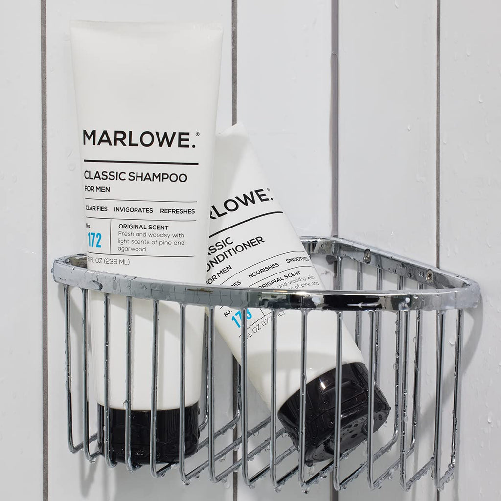 MARLOWE. Men's Shampoo & Conditioner Set No. 172 & No. 173 — Argan & Coconut, Woodsy Scent
