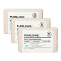 MARLOWE No. 102 Body Scrub Soap — 7 oz, Exfoliating Bar with Shea Butter, Olive Oil & Green Tea