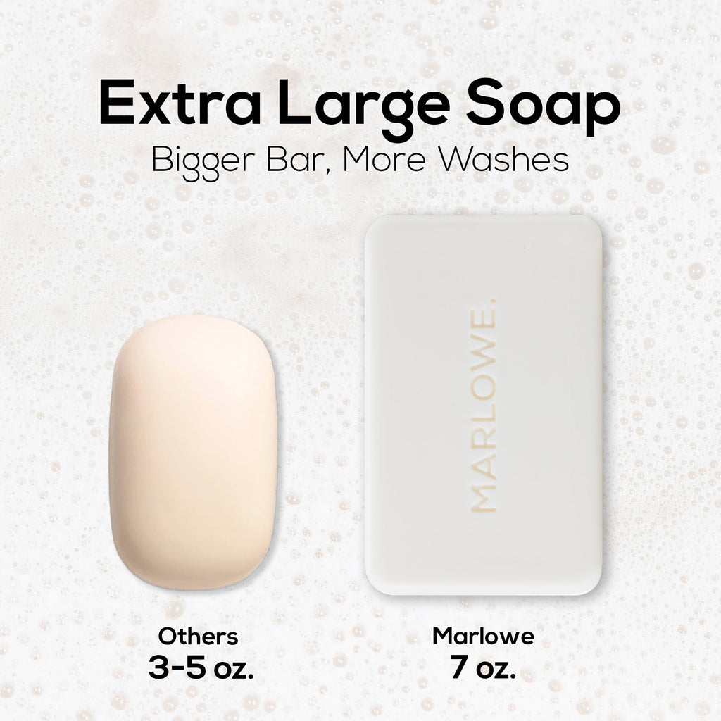 MARLOWE No. 105 Bar Soap for Men 7 oz – Moisturizing & Nourishing Sage & Fir Scent