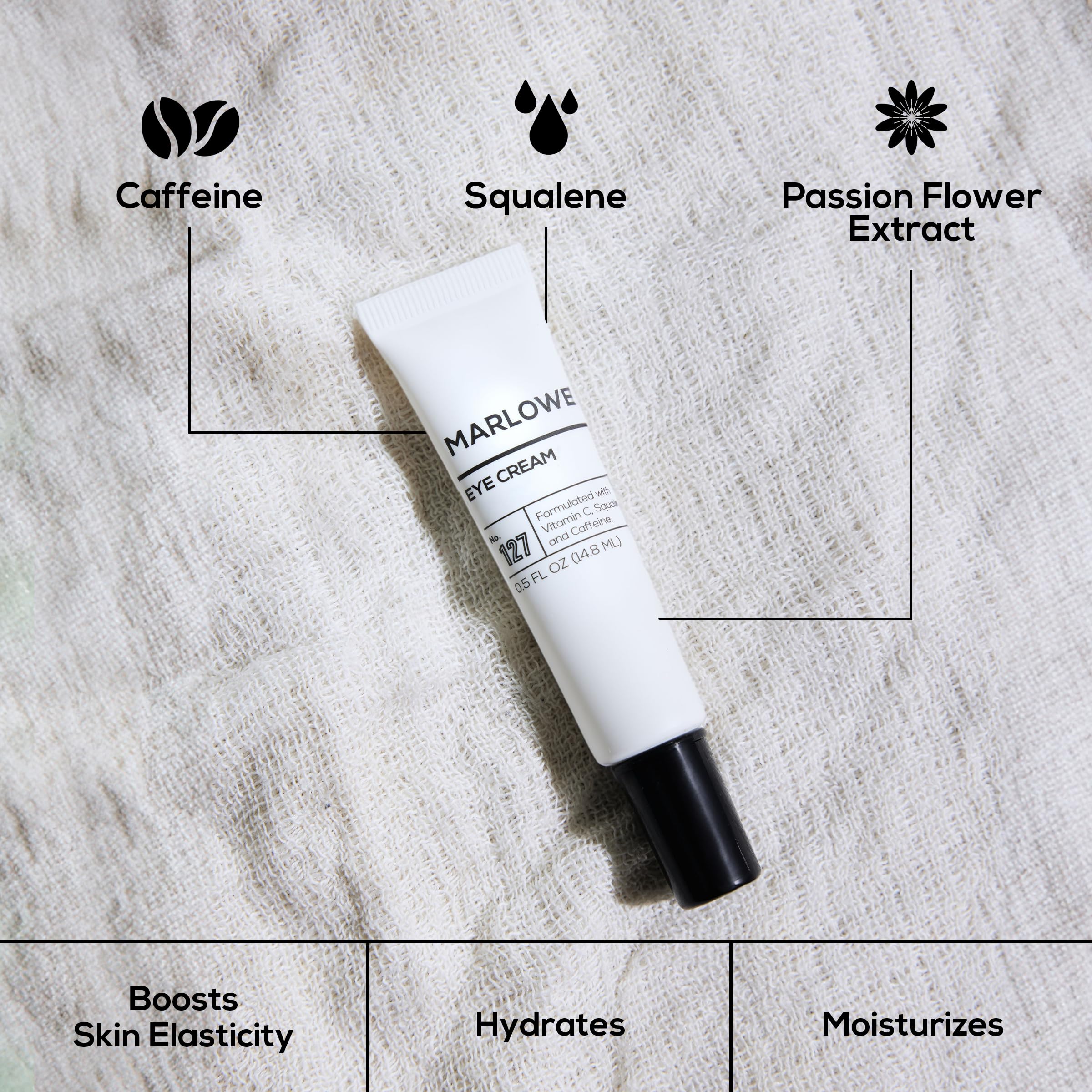 MARLOWE Men's Skin Care Set No204 Daily Essential Face Kit – Cleanser, Moisturizer, Eye Cream, SPF50 Lotion – Great Gift