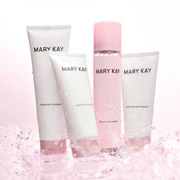 Mary Kay Hydrating Regimen – Hydrating Cleanser, Toner, Exfoliant & Moisturizer