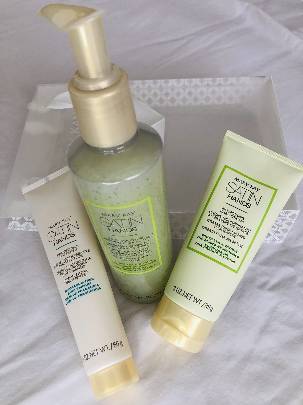 Mary Kay Satin Hands Pamering Set - Pampering Hand Care Essentials