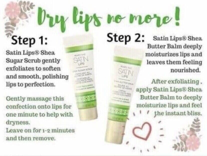 Mary Kay Satin Lips Set — Lip Mask-Scrub and Balm in 2 Steps