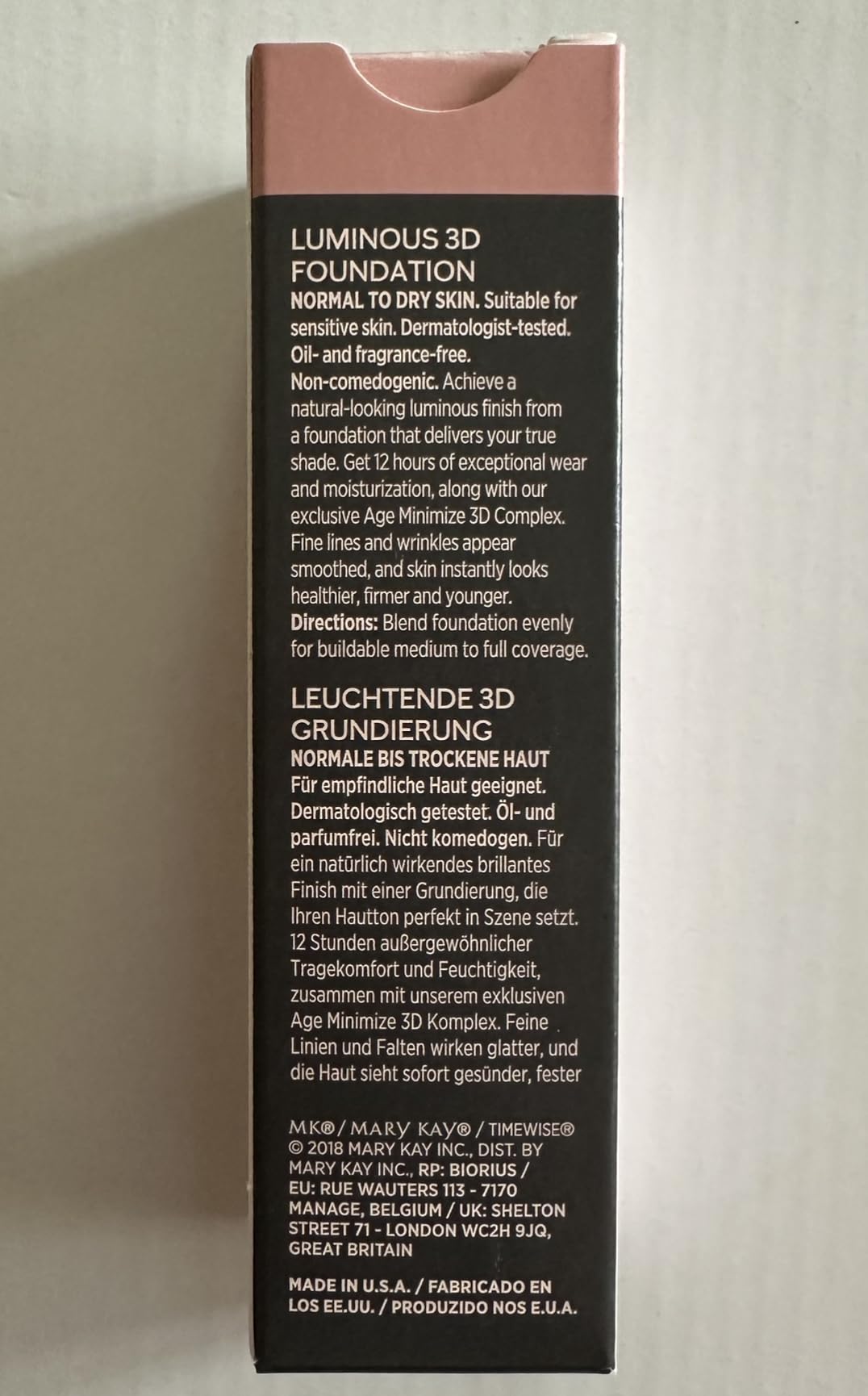 Mary Kay TimeWise Luminous 3D Foundation Beige N150 – 1 Fl Oz / 30 ml