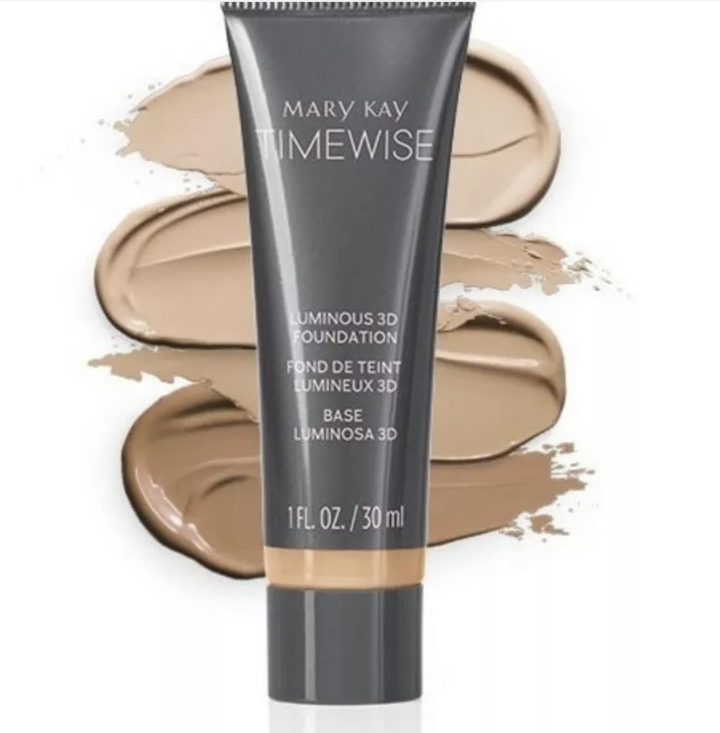 Mary Kay TimeWise Luminous 3D Foundation Ivory N160 – Lightweight, Natural Finish (1 oz)