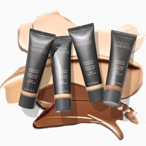 Mary Kay TimeWise Luminous 3D Foundation Ivory N160 – Lightweight, Natural Finish (1 oz)