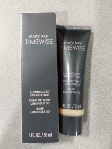 Mary Kay TimeWise Luminous 3D Foundation Ivory N160 – Lightweight, Natural Finish (1 oz)