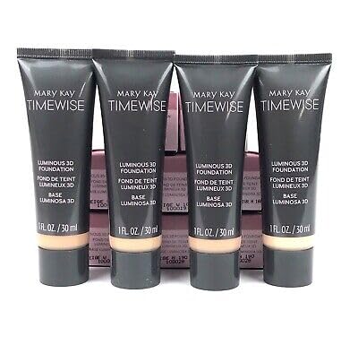 Mary Kay TimeWise Luminous 3D Foundation Ivory N160 – Lightweight, Natural Finish (1 oz)