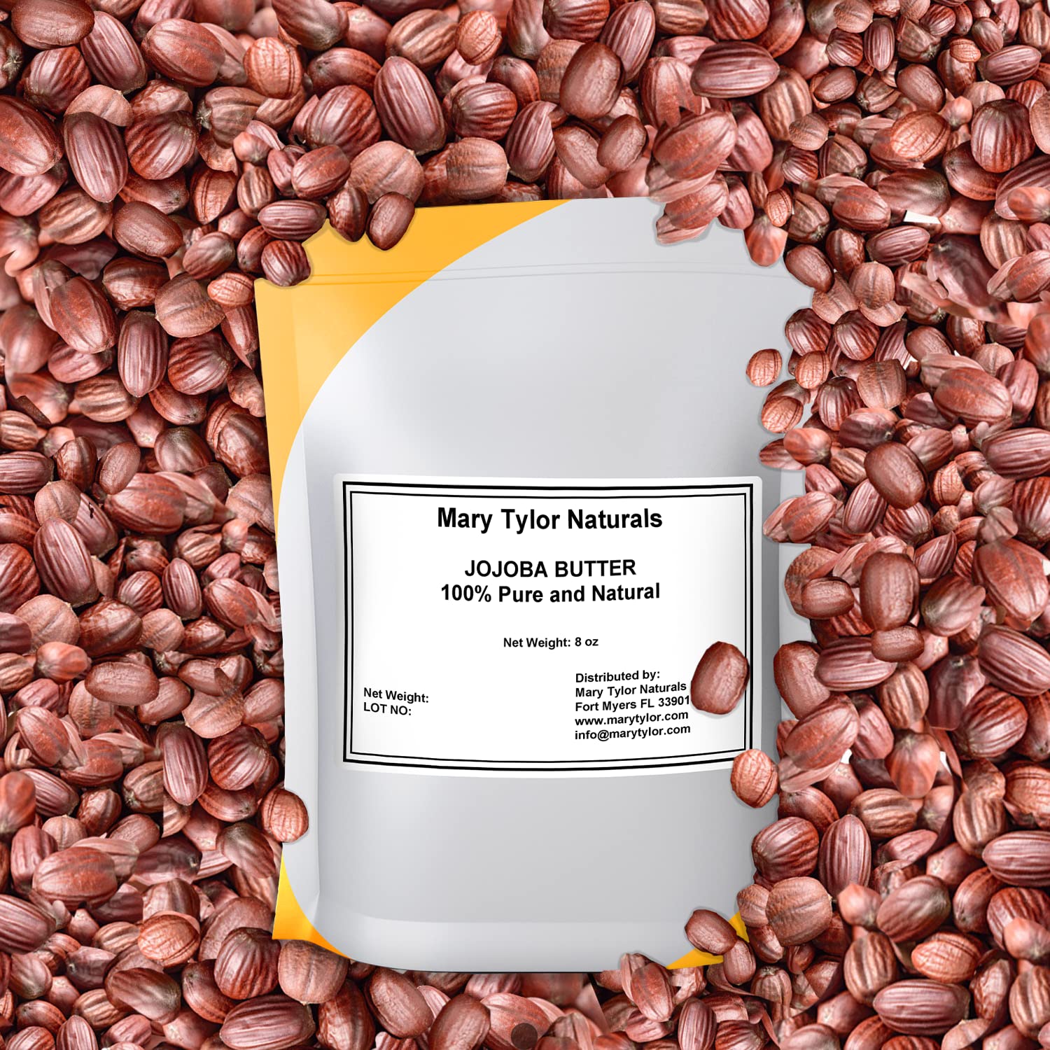 Mary Tylor Naturals Jojoba Butter (8 oz) – 100% Pure, Unrefined, Premium Grade