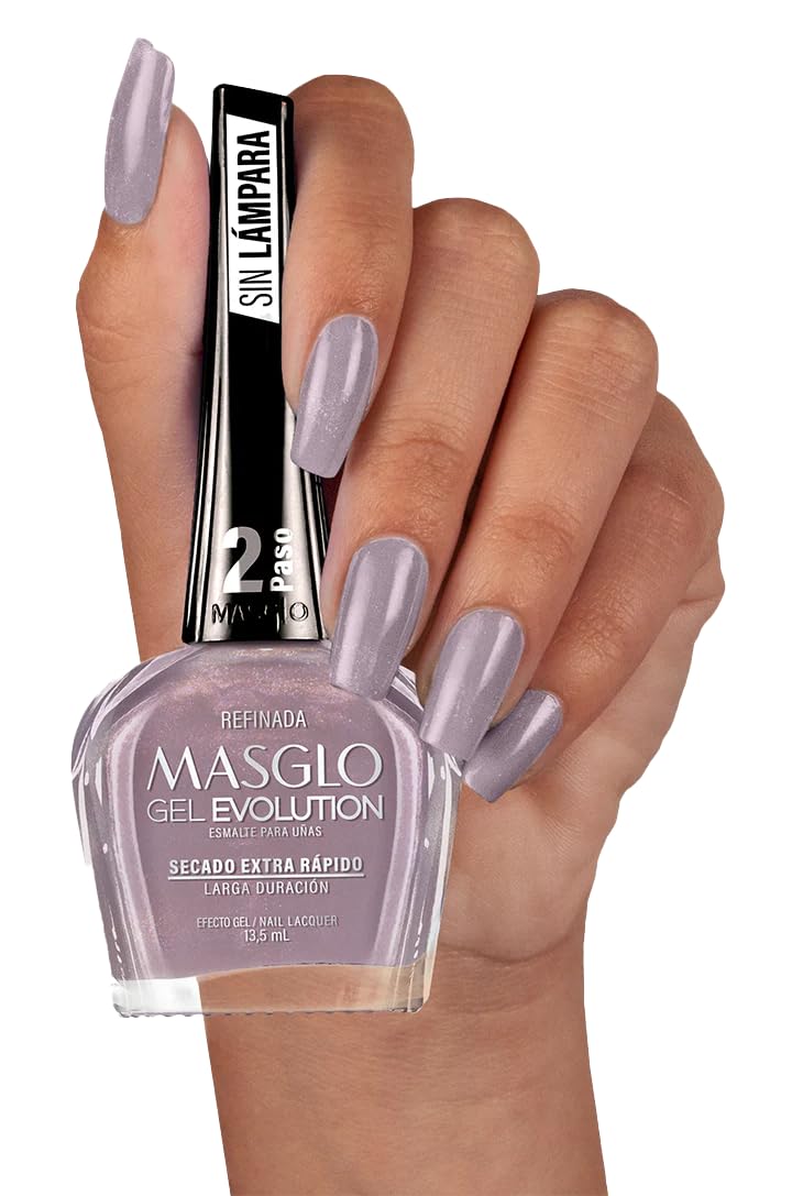 MASGLO Gel Evolution – 3-Piece Nail Polish Set | No Lamp Needed, 12-Day Wear, 14-Free, High-Gloss, Vegan