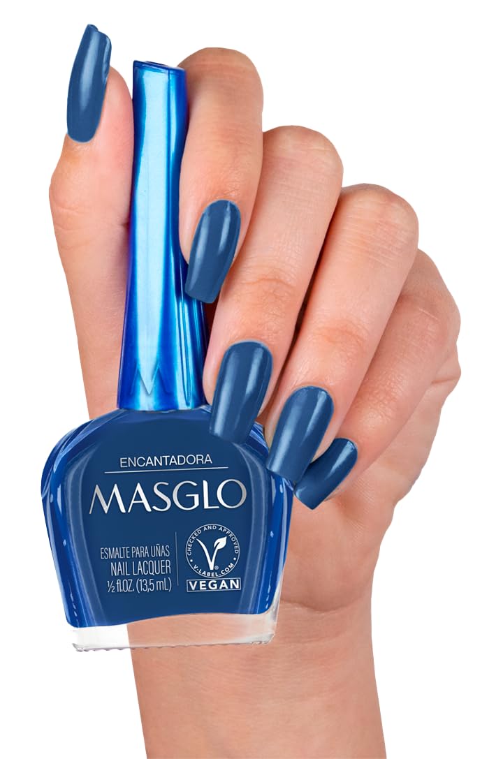 MASGLO Gel Evolution – Set of 3 Nail Polishes (No Lamp Needed) | Fast-Drying, 12-Day Wear, 14-Free, Vegan