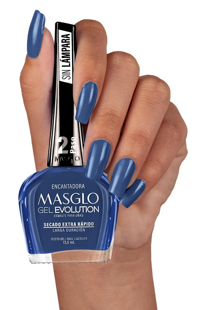 MASGLO Gel Evolution – 3-Piece Nail Polish Set | No Lamp Needed, 12-Day Wear, 14-Free, High-Gloss, Vegan