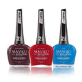 MASGLO Gel Evolution – Set of 3 Nail Polishes (No Lamp Needed) | Fast-Drying, 12-Day Wear, 14-Free, Vegan