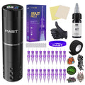 MAST TATTOO A1 Pro Cordless Tattoo Kit — 2200mAh Battery, 3.5mm Stroke, 20 Cartridges, Beginner Friendly