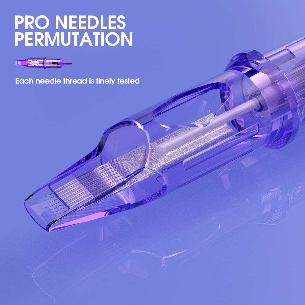 Mast Pro 1003RL Cartridges – 20Pcs Disposable Bugpin #10 Round Liner | MAST TATTOO
