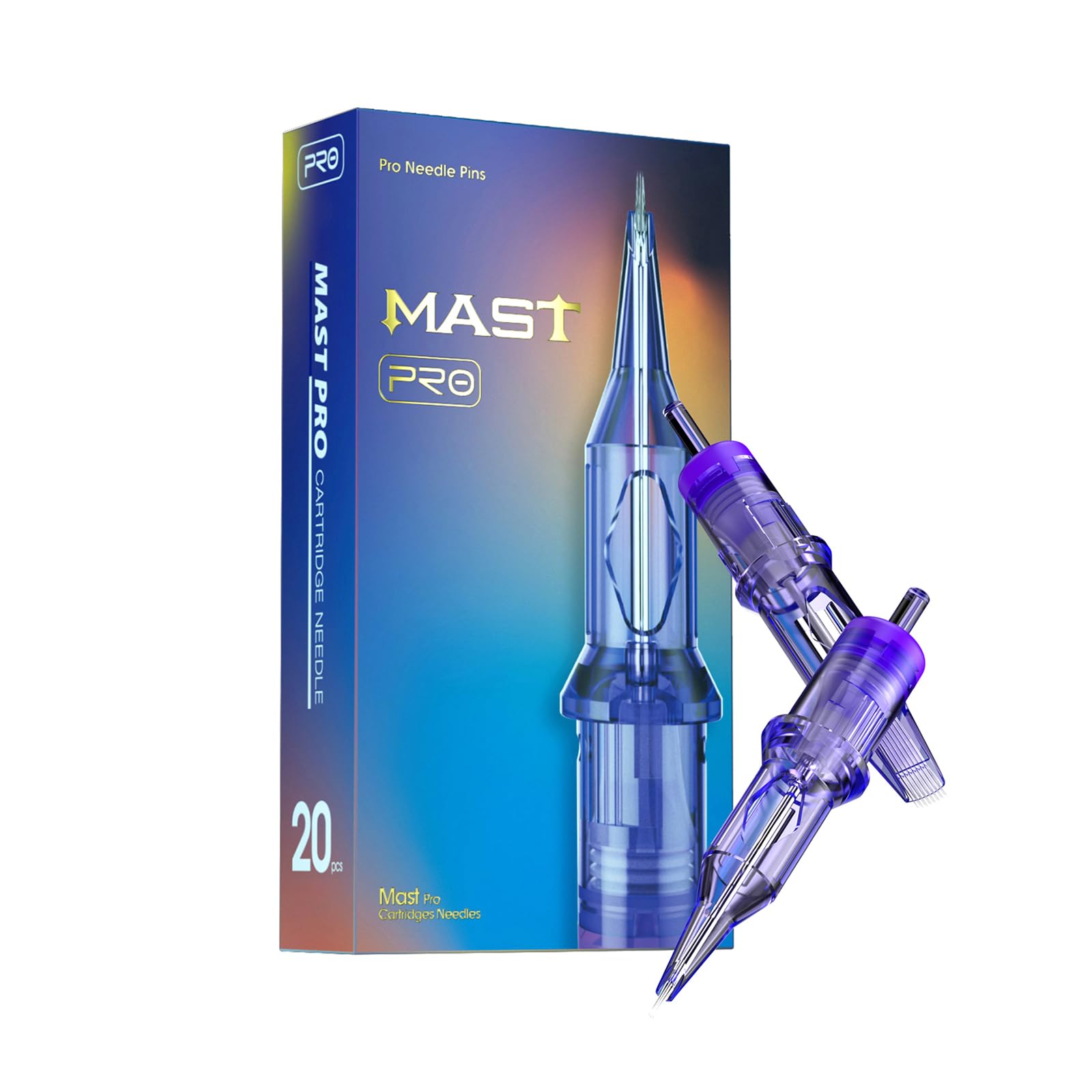 Mast Pro Tattoo Cartridges 20Pcs Round Liner 1007RL – Bugpin Needles by MAST TATTOO