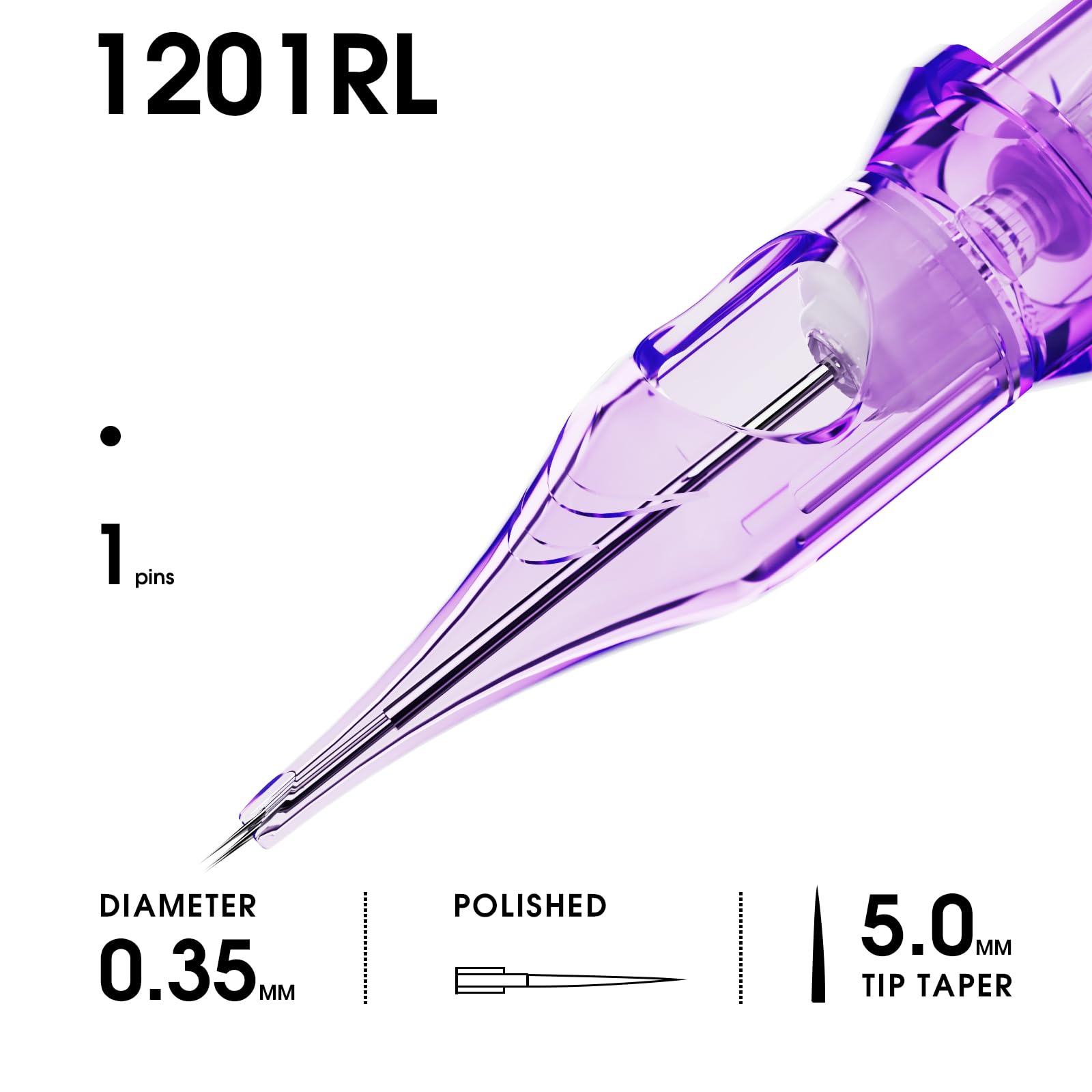 Mast Pro2 Tattoo Needles Cartridges – 20 Count Round Liner 1201RL | Mast Tattoo