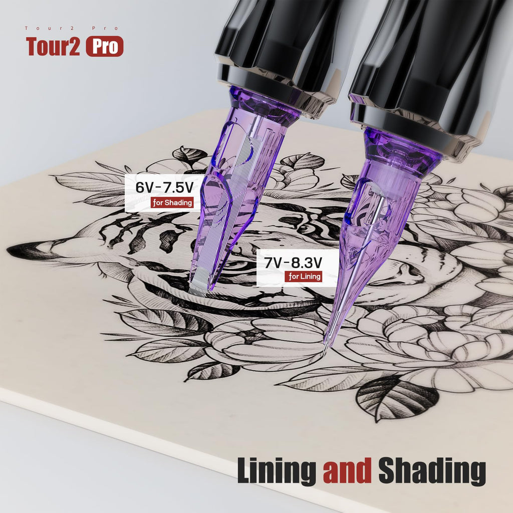 Mast Tattoo Tour2 Pro Cordless Tattoo Pen Kit for Beginners – Home Training