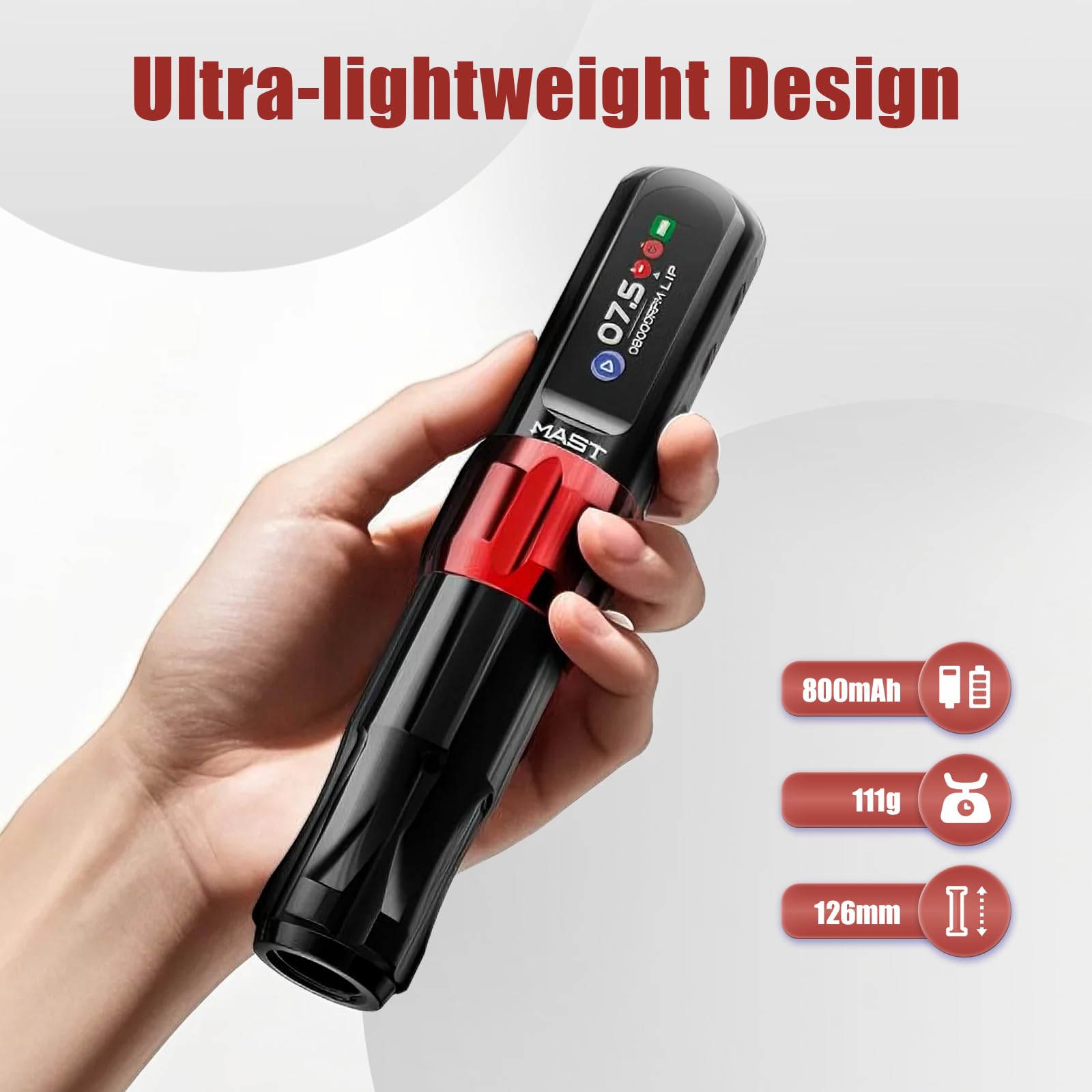 Mast Tattoo Tour2 Pro Cordless Tattoo Pen Kit for Beginners – Home Training