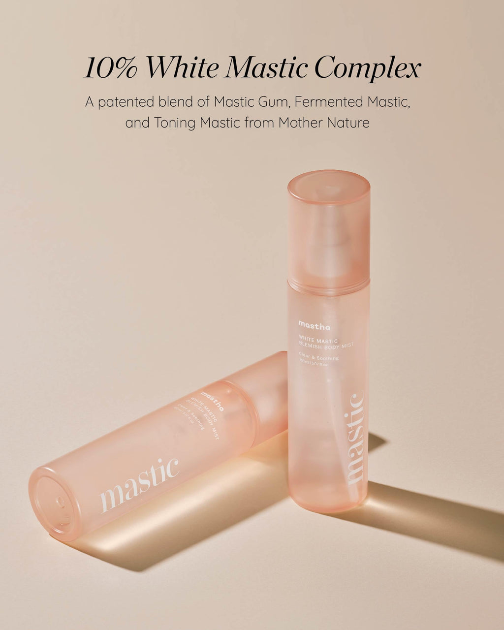 MASTINA White Mastic Cooling Body Mist – Hydrating & Brightening Body Spray (5.1 fl oz)