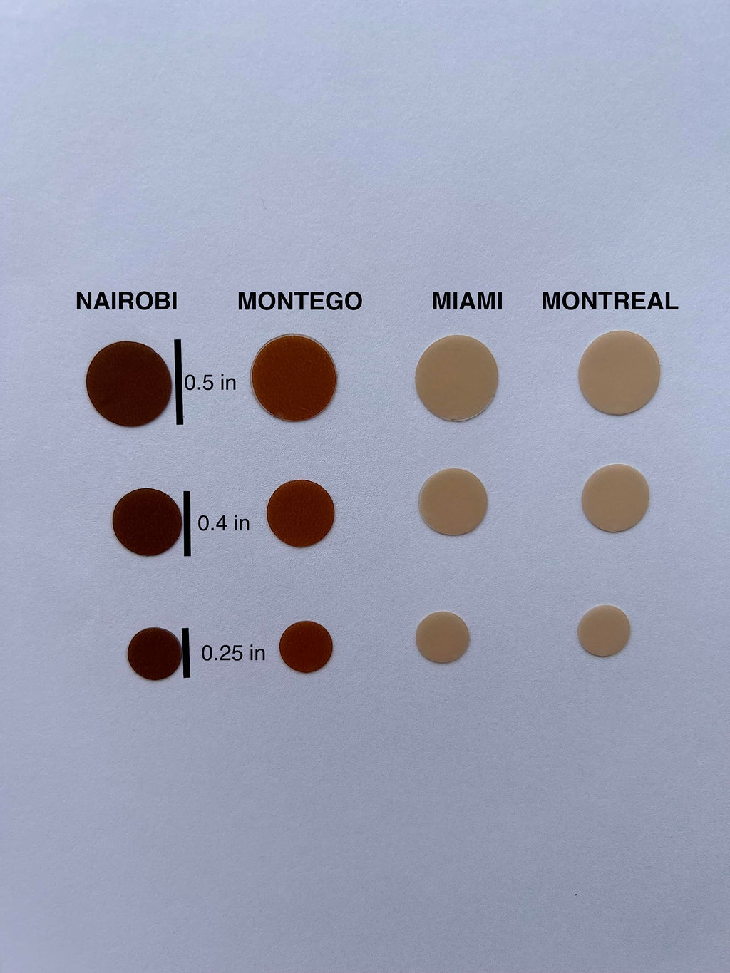 MATCHED Hydrocolloid Pimple Patches – Invisible, 3 Sizes, 72-Count – Skin-Tone Matching Acne Patches (Montreal)