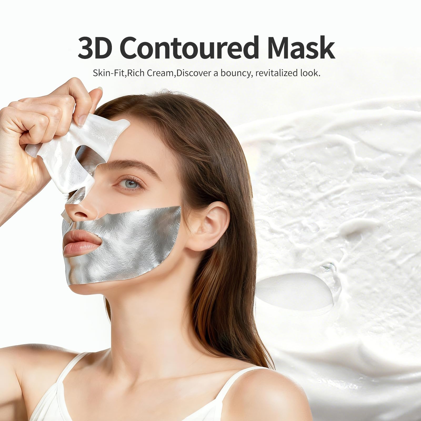 matern'ella Carnosine Cream Facial Mask with Pro-Xylane & Peptides – 3D Contour, Deep Hydration