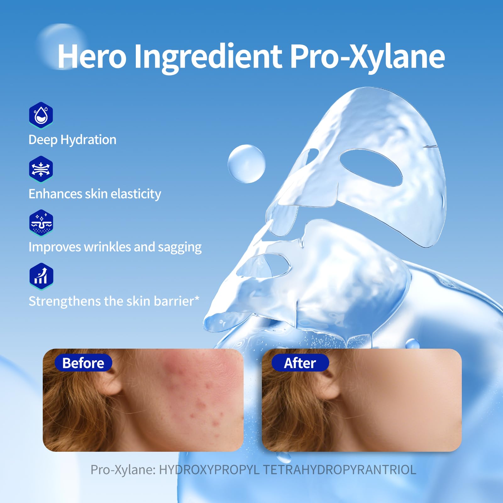 matern'ella Carnosine Cream Facial Mask with Pro-Xylane & Peptides – 3D Contour, Deep Hydration