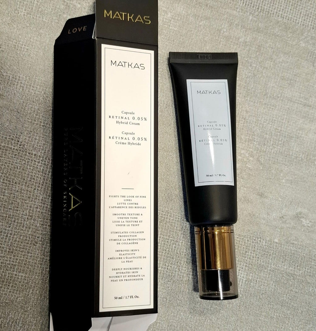 MATKAS Korean Retinal Night Cream 0.05% – 1.7 fl oz | Hydration, Niacinamide & Ceramide Barrier Repair