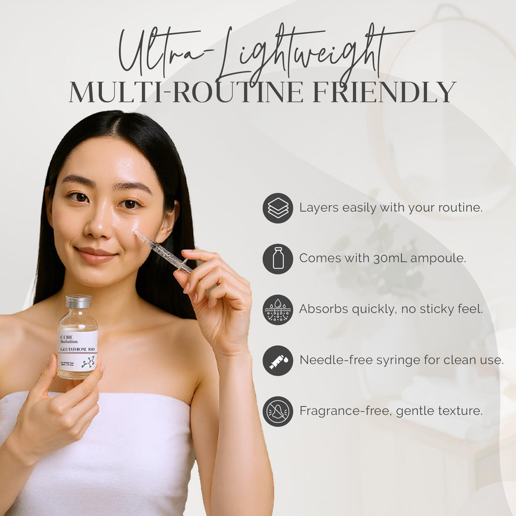 FEEL MATRIGEN Glutathione 100 Ampoule – Fragrance-Free Brightening Serum