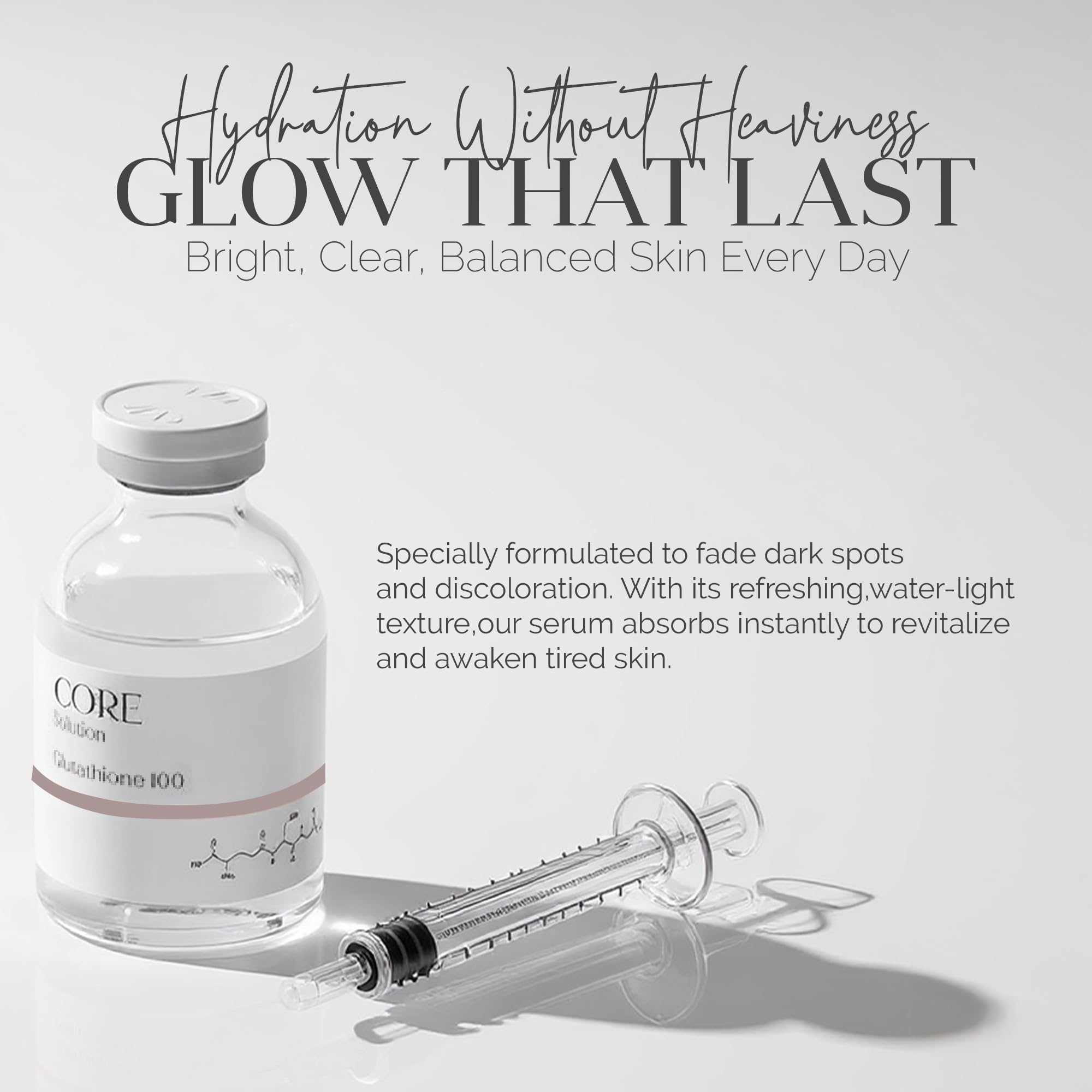 FEEL MATRIGEN Glutathione 100 Ampoule – Fragrance-Free Brightening Serum