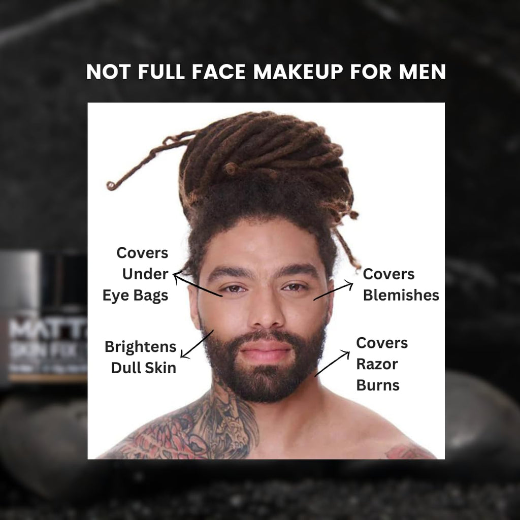 MATTR Skin Fix - Luxury Tinted Concealer for Men, 15g | Covers Blemishes, Razor Burns, Under-Eye Bags