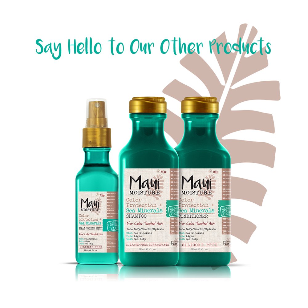 Maui Moisture Color Protect + Sea Minerals Conditioner — Color-Safe Hydration | 13 Fl Oz