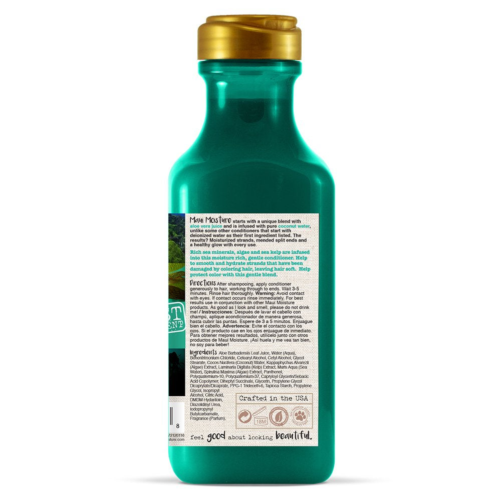 Maui Moisture Color Protect + Sea Minerals Conditioner — Color-Safe Hydration | 13 Fl Oz