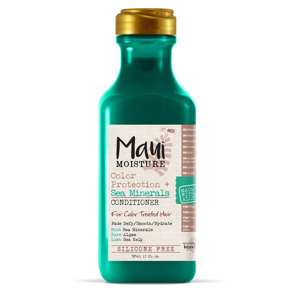 Maui Moisture Color Protect + Sea Minerals Conditioner — Color-Safe Hydration | 13 Fl Oz