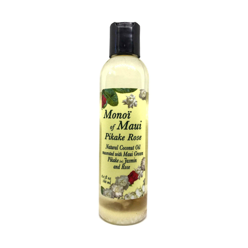 Maui Natural Organics Monoi Pikake Rose Oil – Skin, Hair & Massage (6.4 oz)