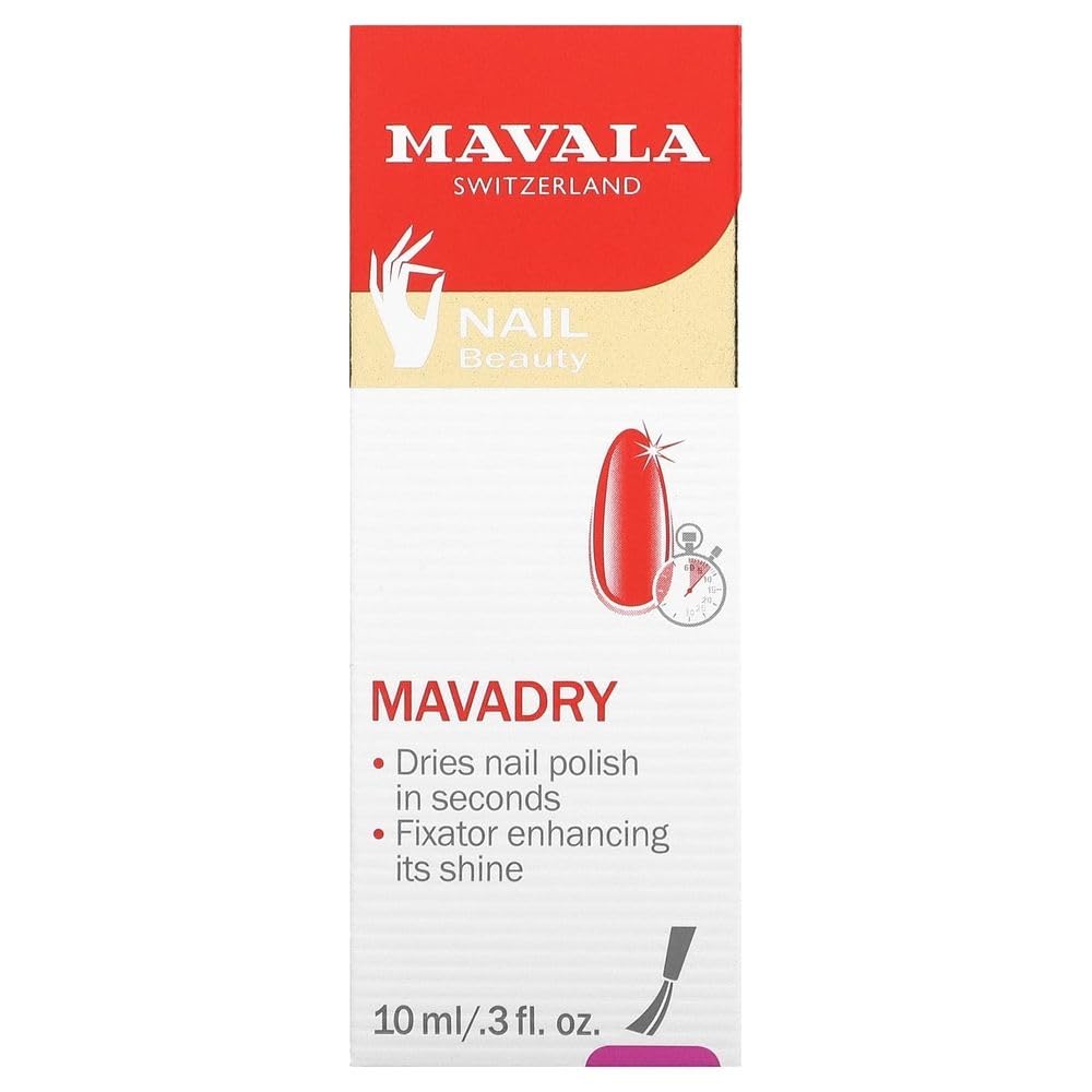 Mavala Mavadry Timesaver Manicure – Dries in Seconds, Chip-Resistant, Long-Lasting Shine (0.3 oz)