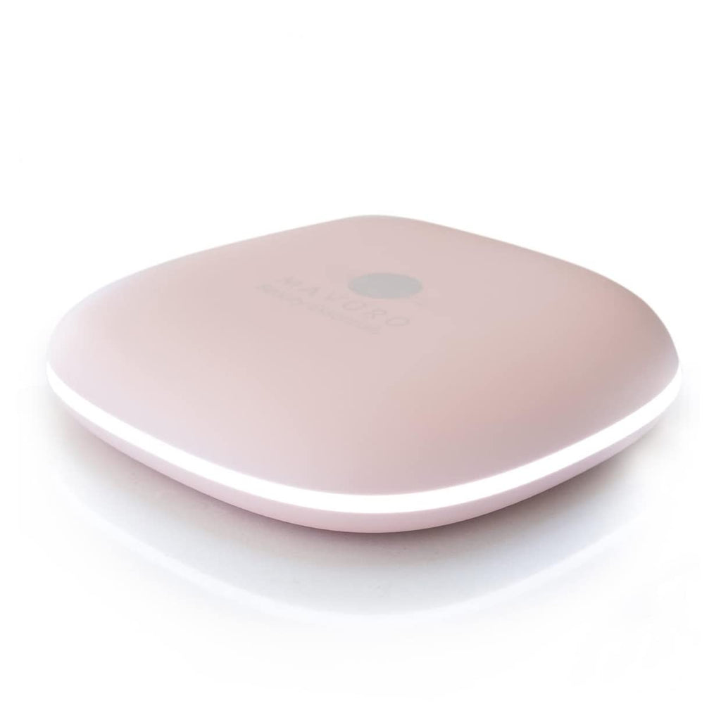 Mavoro LED Lighted Travel Mirror 1x/10x | USB-C Rechargeable | Heavenly Pink