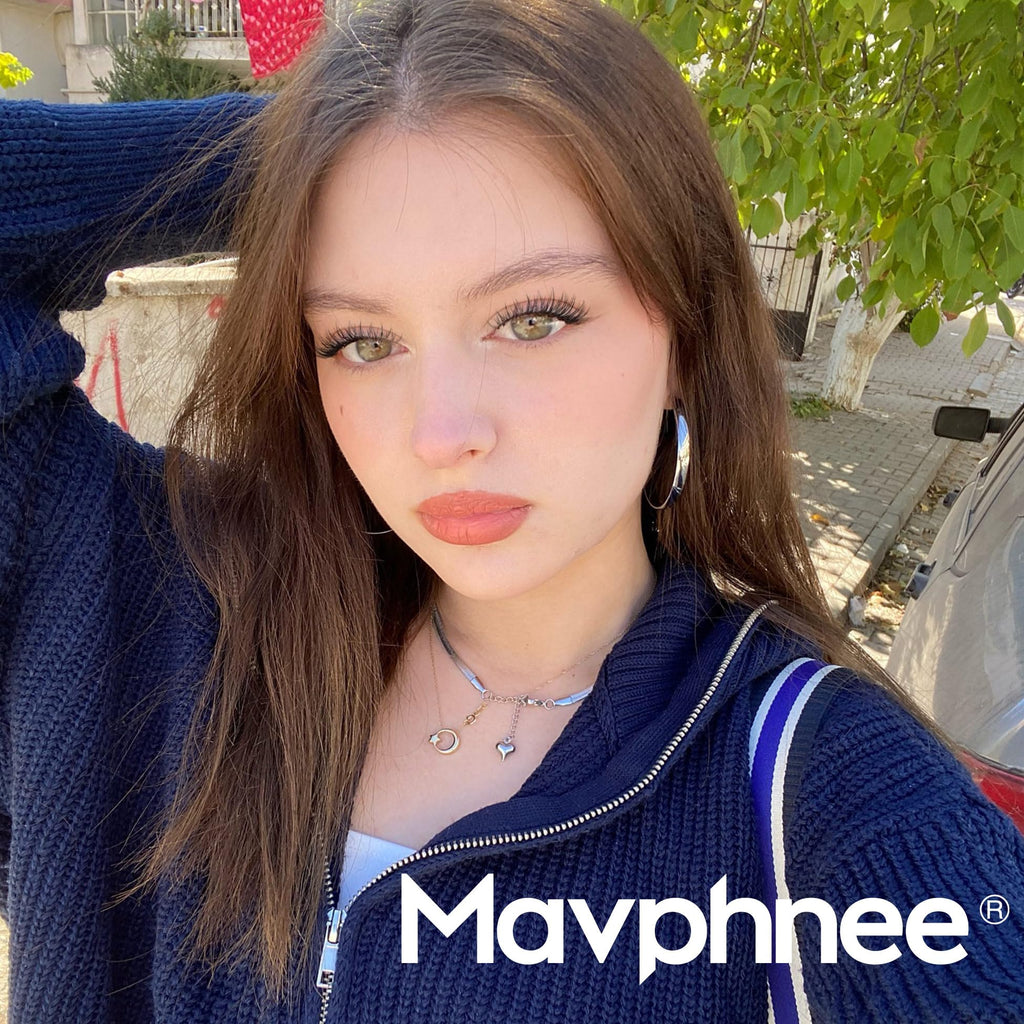 Mavphnee Natural Lash Clusters Kit — Wispy CC-Curl Lashes, Clear Band, DIY Lash Extensions, Bond & Seal, Remover