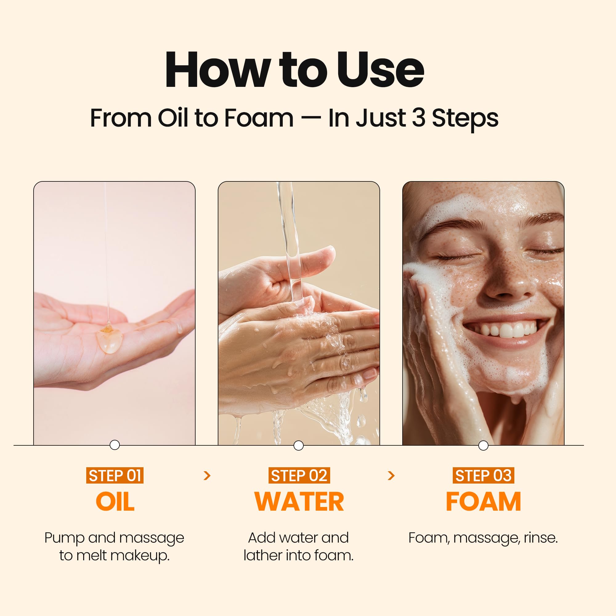 MAXCLINIC Calendula Biome Oil to Foam - All-in-One Korean Oil-Based Foaming Cleanser for Hydration & Soothing Makeup Removal (3.88 fl oz)