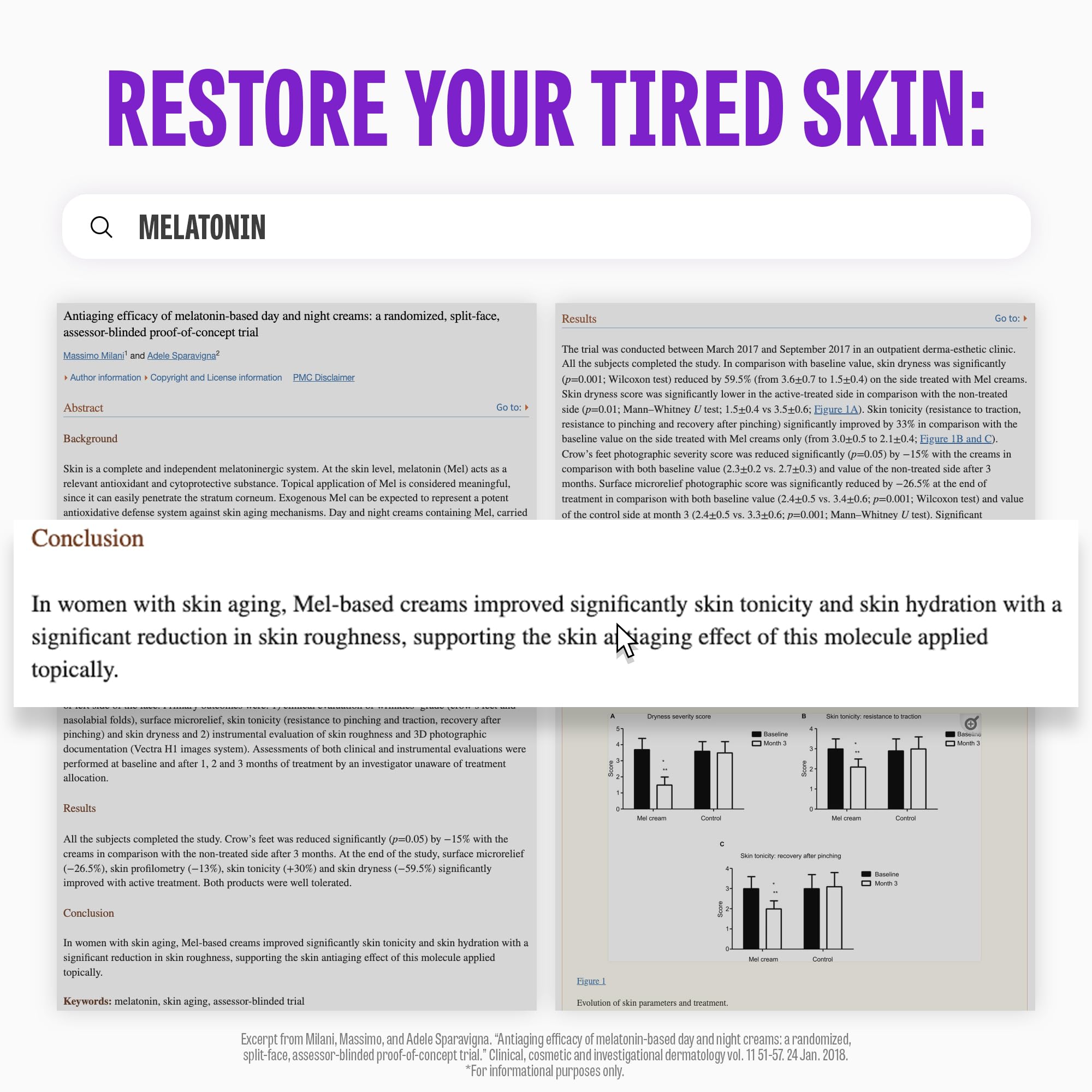 MAXCLINIC Time Return Melatonin Cream | Hydrating Face Moisturizer for Dry Skin | 1.76 oz