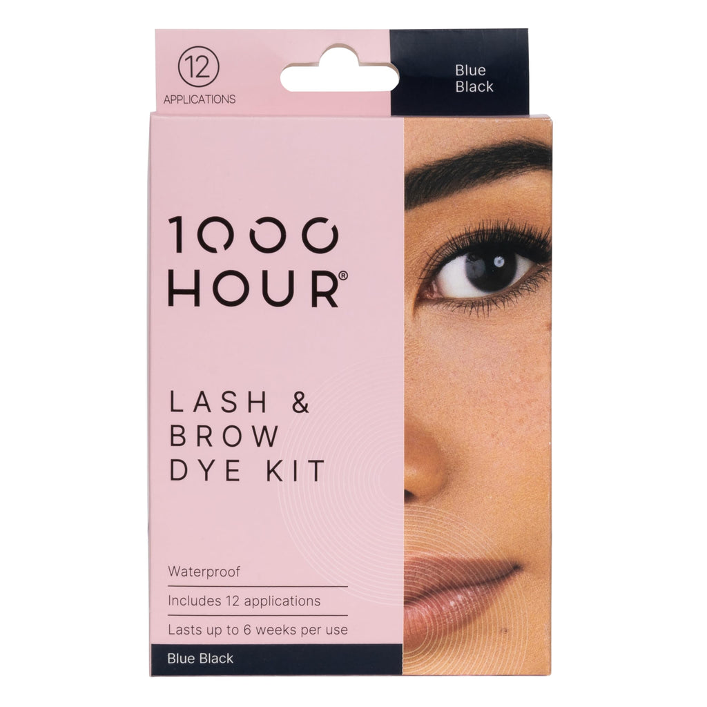 MaxRelief 1000 Hour Brow Color Kit – Blue Black | Long-Lasting Brow Mascara, 12 Applications