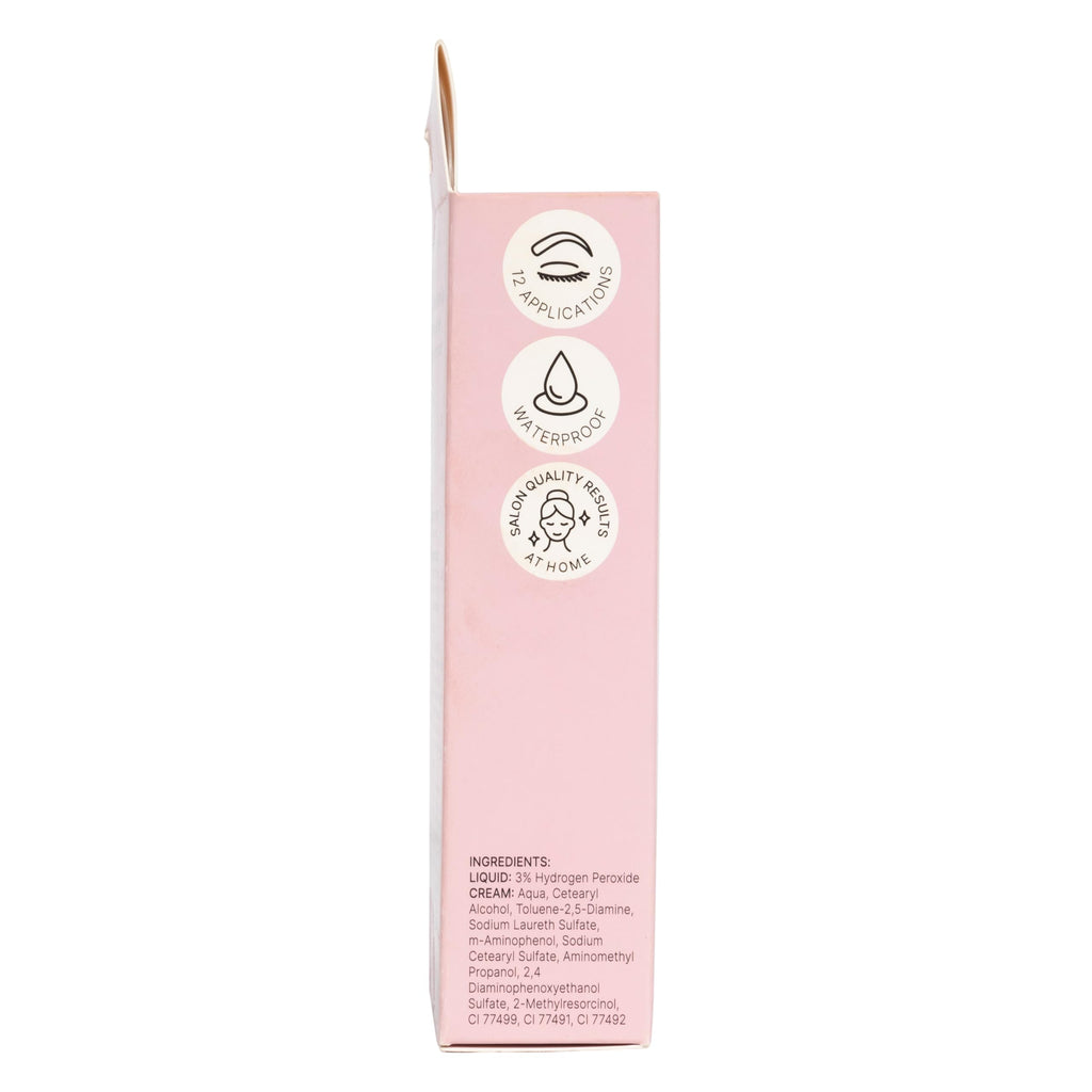 MaxRelief 1000 Hour Brow Color Kit Brown Black – Defined Brows with Long-Lasting, Waterproof Formula (12 Applications)