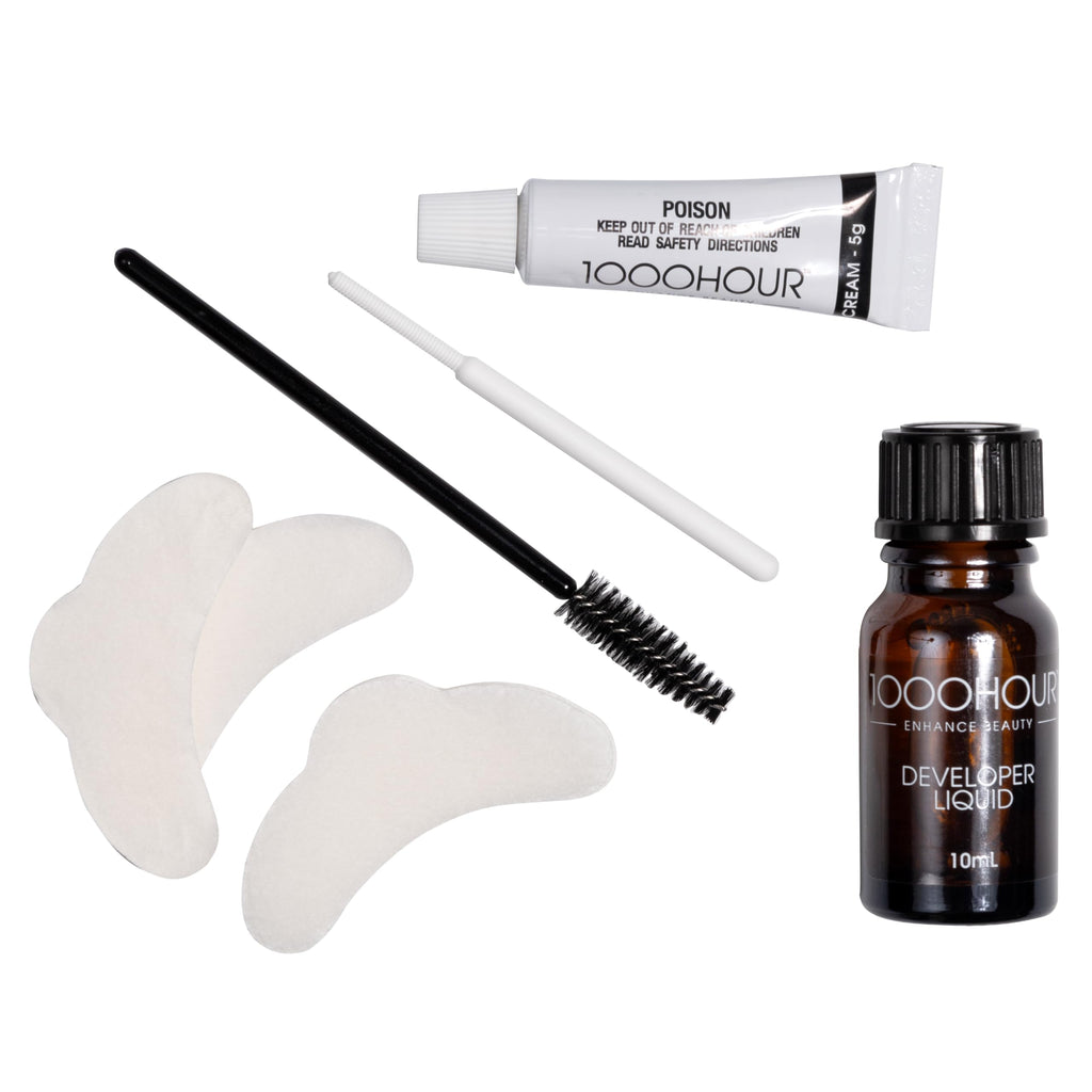 MaxRelief 1000 Hour Pro Brow Kit in Black – Long-Lasting Brow Mascara, 12 Applications