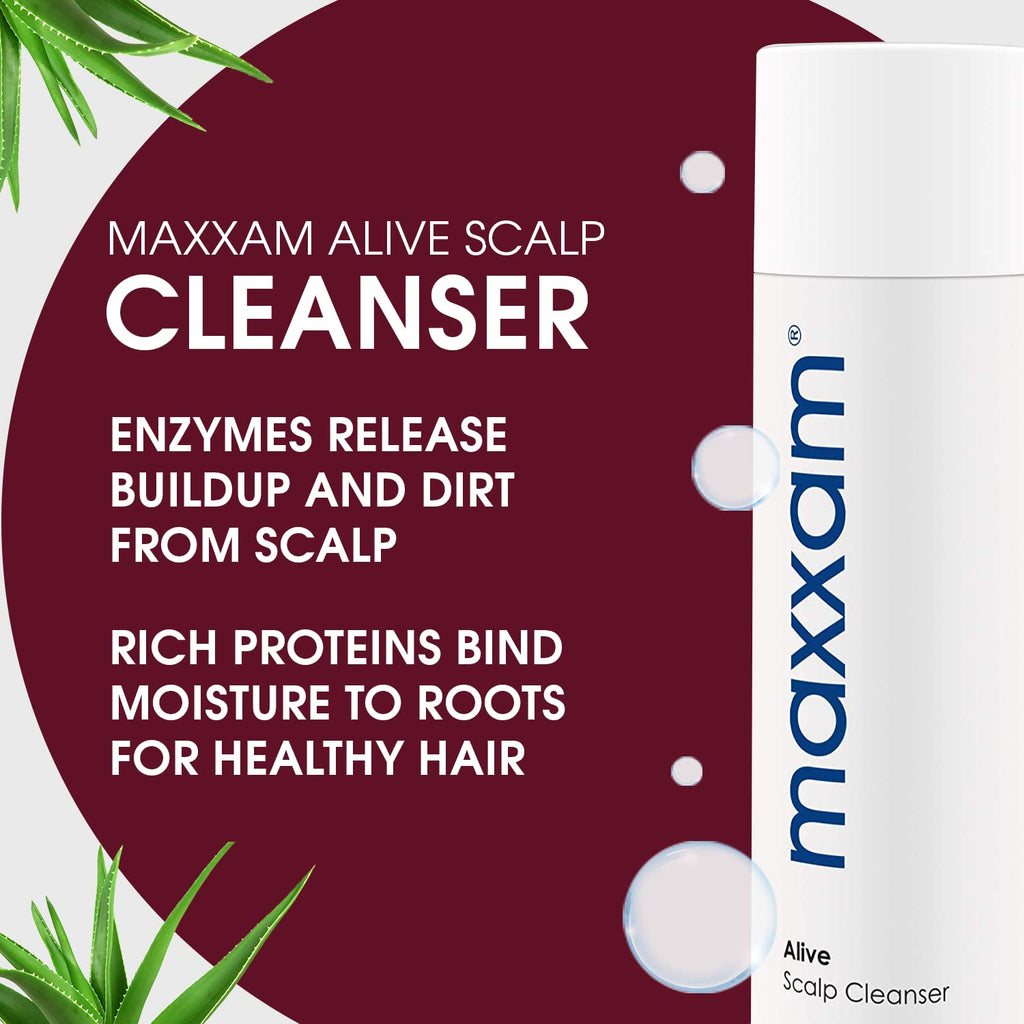 Maxxam Alive Cleansing Shampoo — Hair Growth & Scalp Care | Fermented Rice Formula