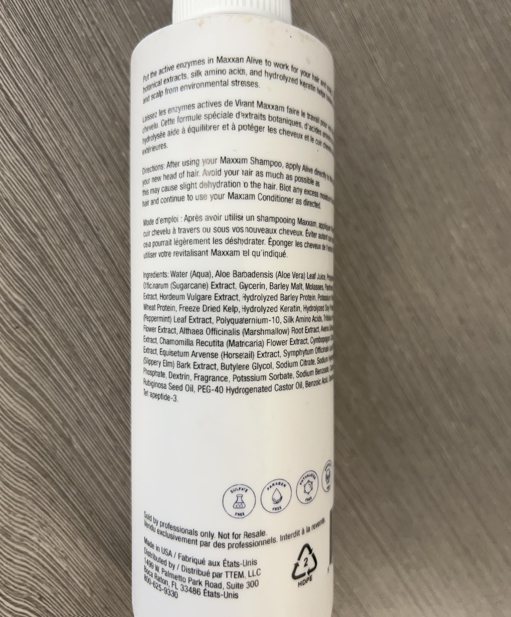 Maxxam Alive Cleansing Shampoo — Hair Growth & Scalp Care | Fermented Rice Formula